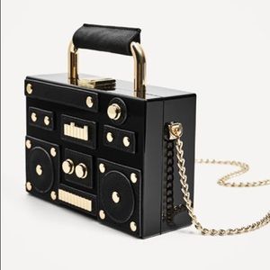 Zara TRF • Radio Box Clutch Bag